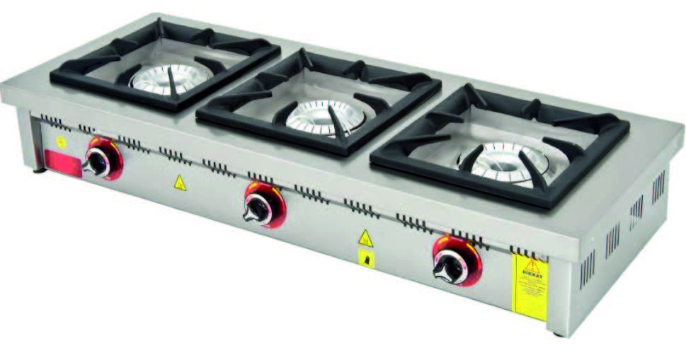 Set Üstü Ocak 3'lü